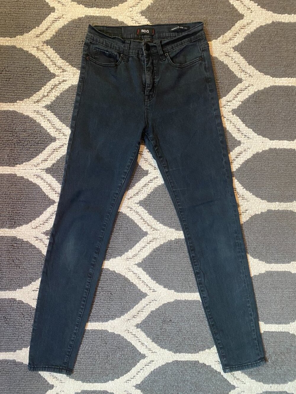 BDG Cigarette High Rise Stretch Skinny Jeans Urban Outfitters 28x30